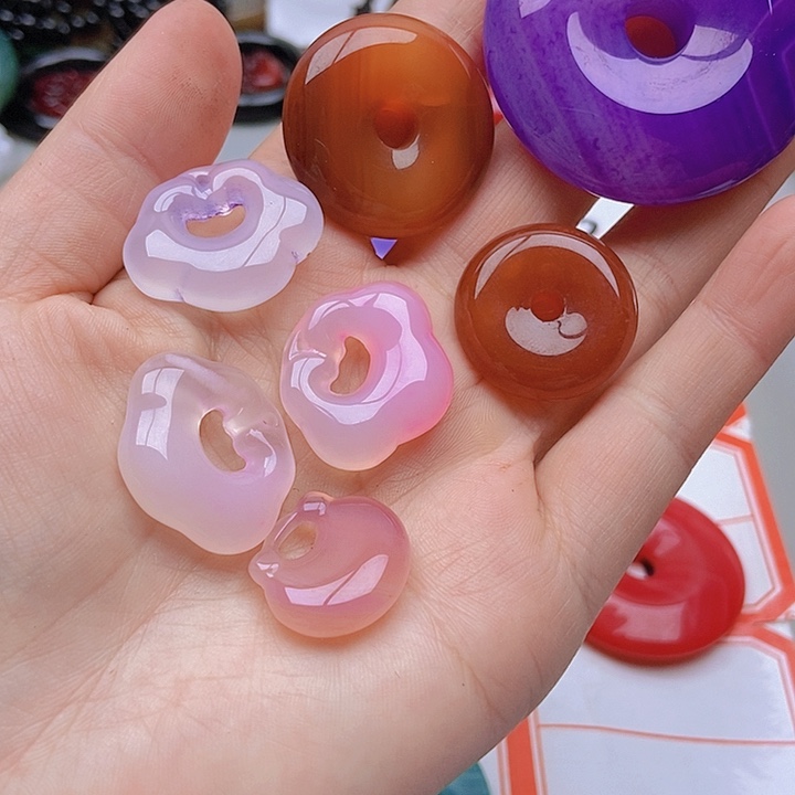 【闪购商品】未镶嵌玛瑙/玉髓珠宝半成品相****人