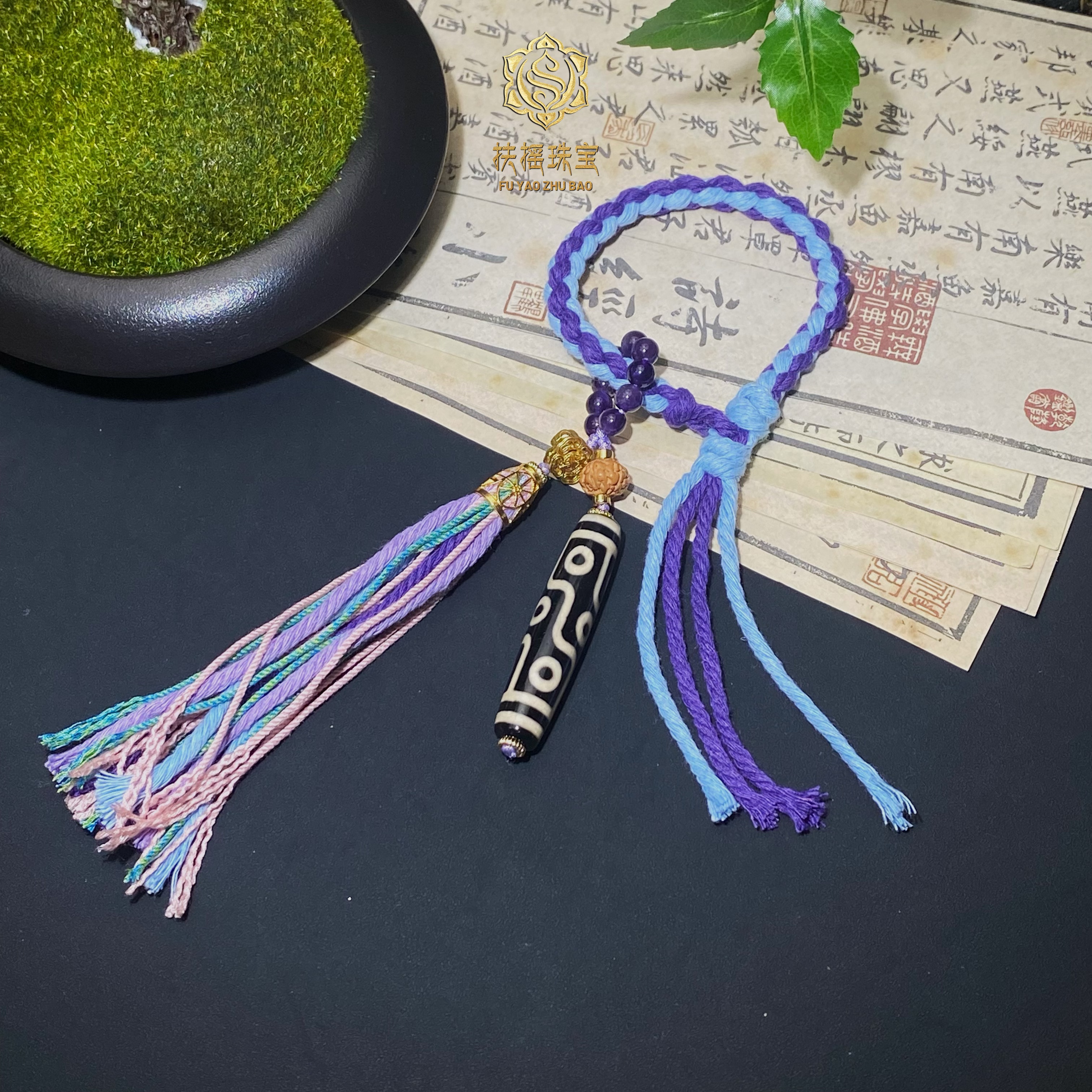 扶摇臻选|折线九Y编绳挂饰2244