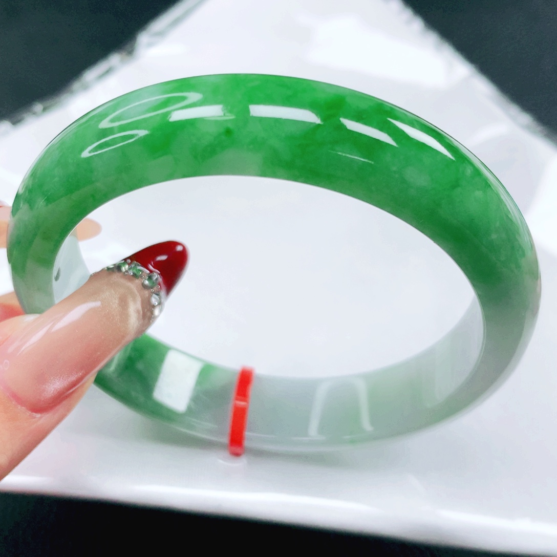 翡翠未镶嵌手镯59.60