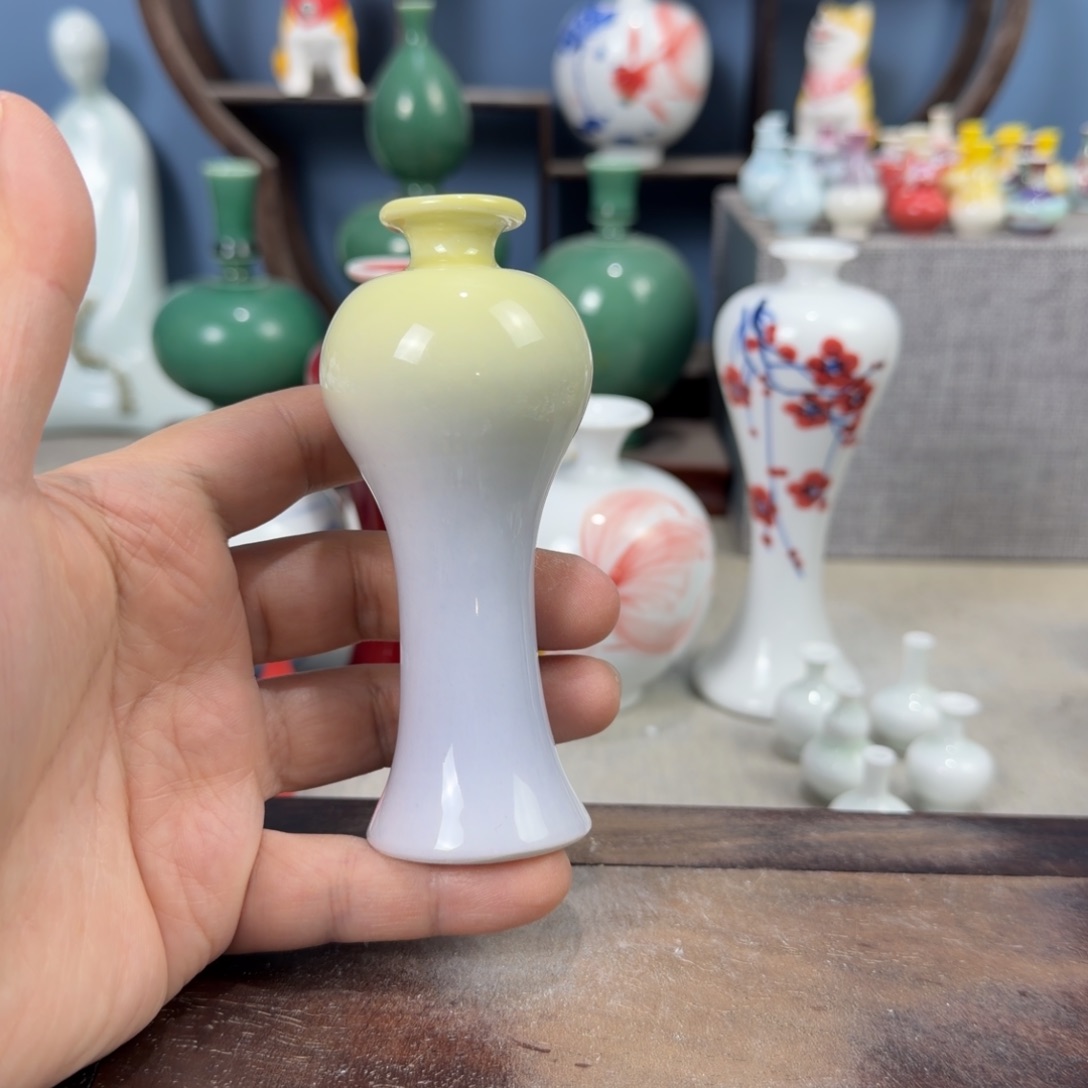陶瓷手工小花器摆件