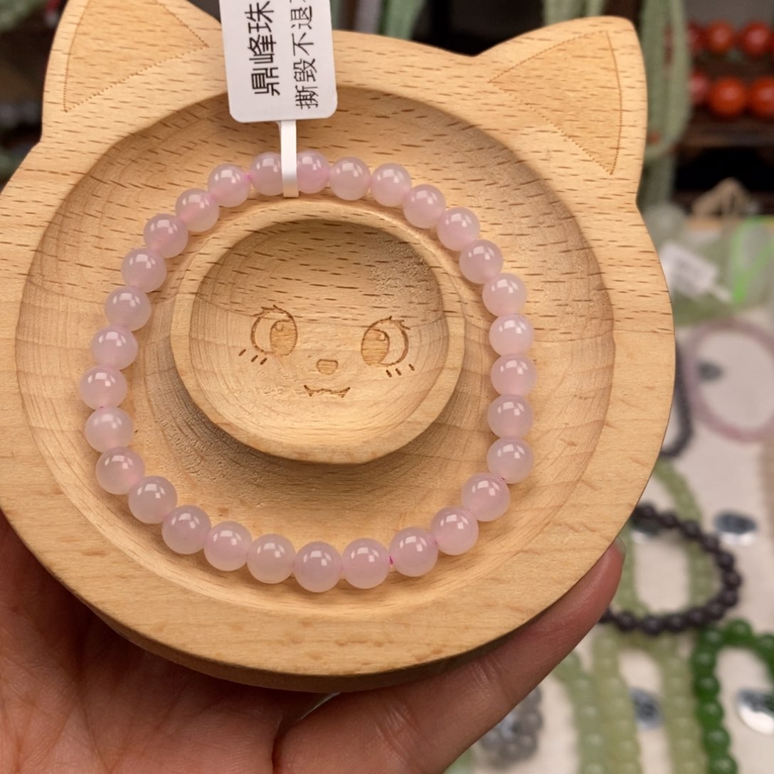 和田玉手链未镶嵌微瑕