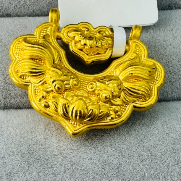 【小云专享】足金999饰品 锦鲤锁包 3.39 GP