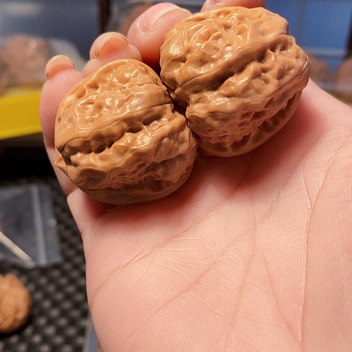 吊坠文玩核桃蛤蟆头，边34