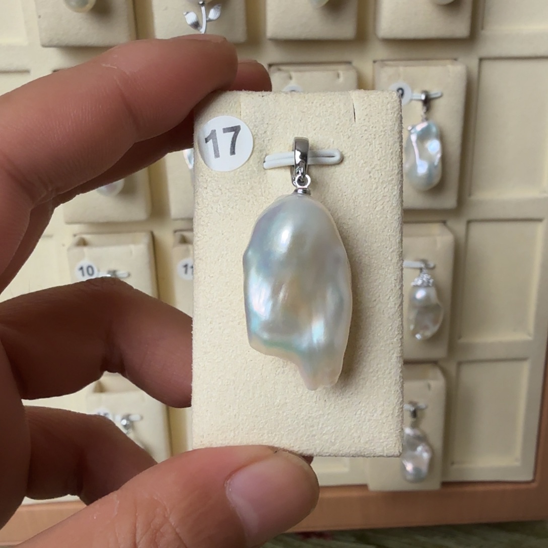 颈饰合金淡水珍珠