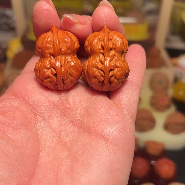 桃核把件精品核桃花生