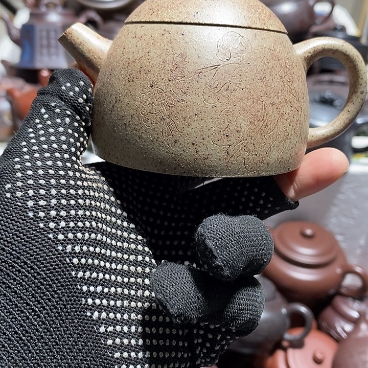 紫砂茶壶微瑕微笑