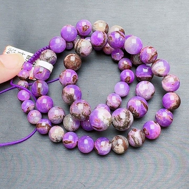 苏纪石（舒俱来）颈饰未镶嵌项链