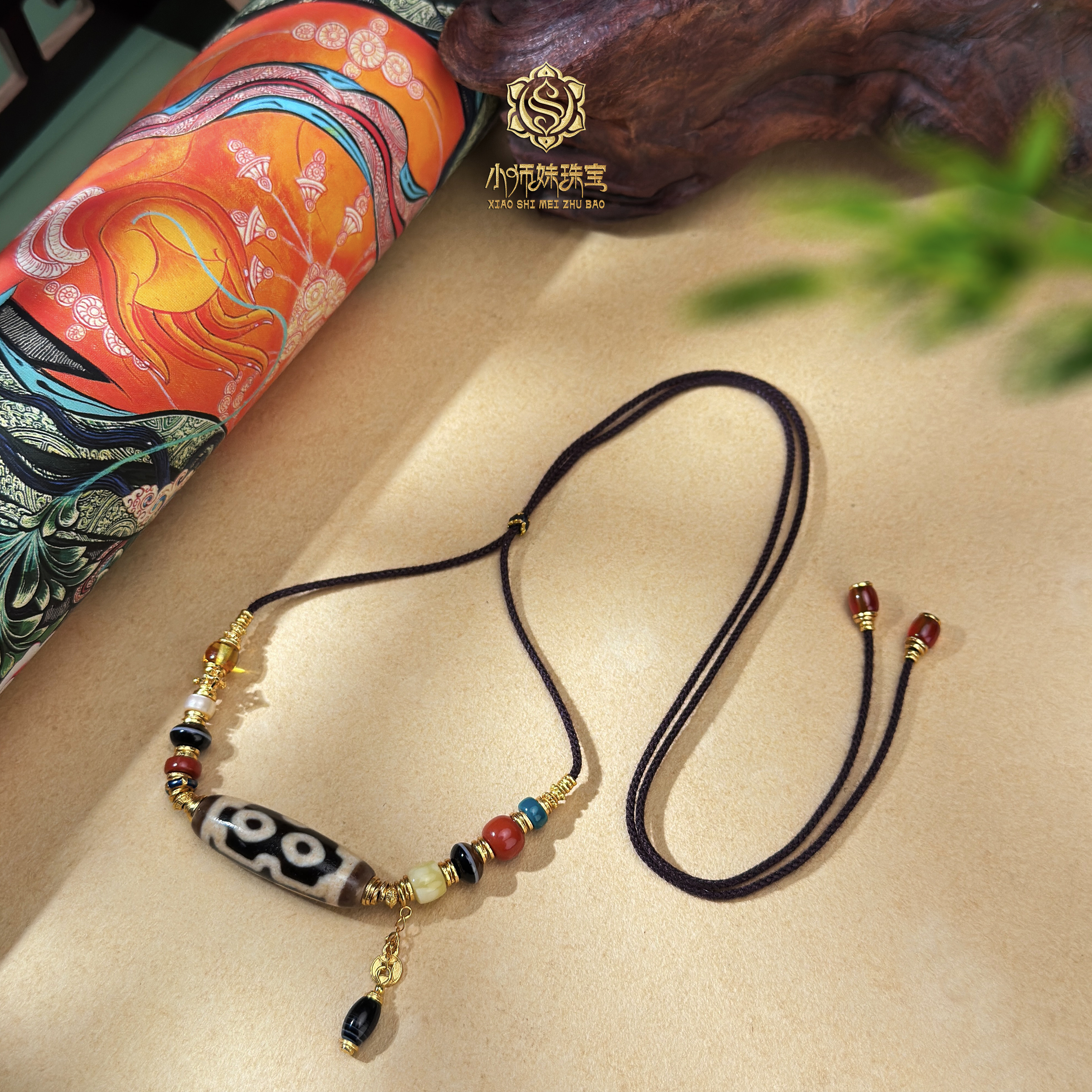 扶摇臻选|SK双手鼓四Y线线吊坠0440