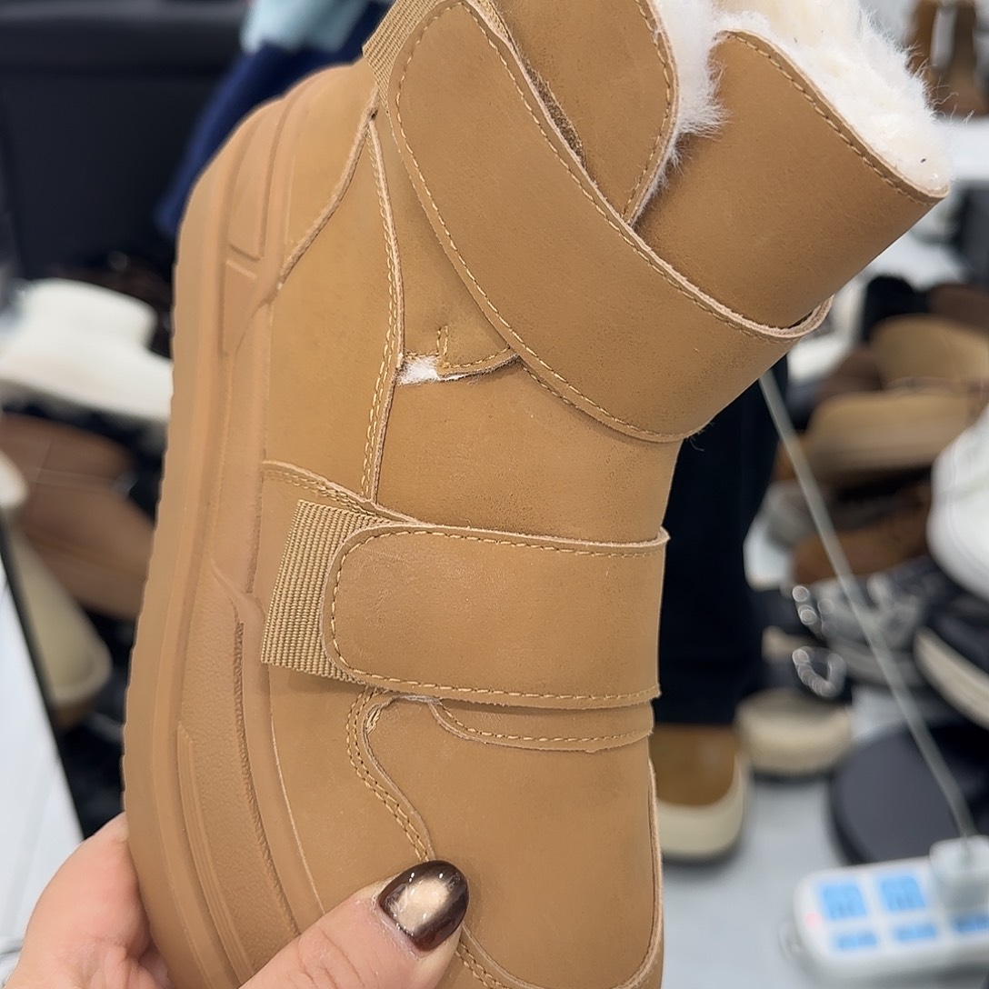 牛皮（革）玛莎玛索休闲鞋大棉三五码