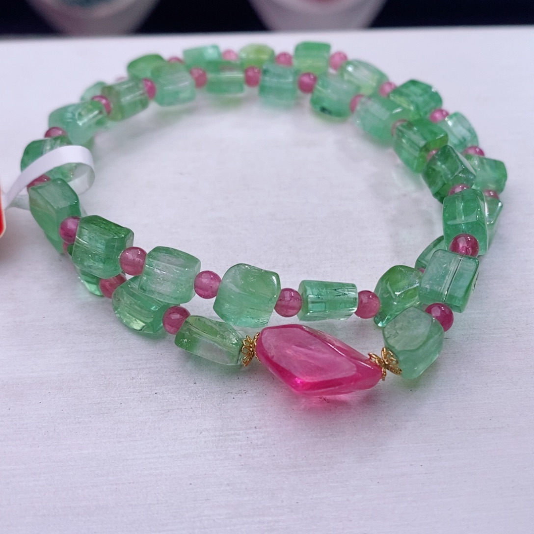 未镶嵌手链碧玺碧玺A手链