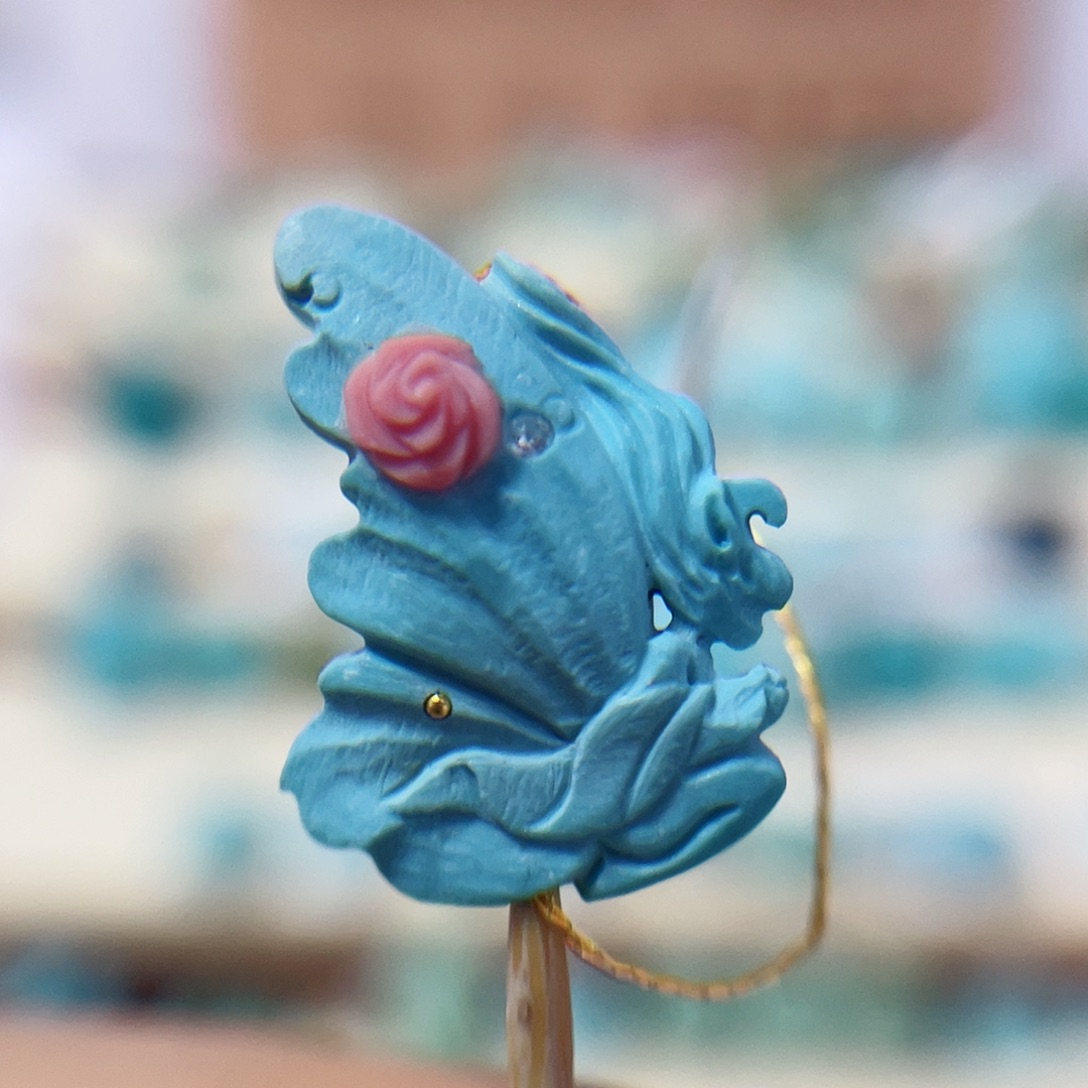 绿松石珠宝奇石未镶嵌