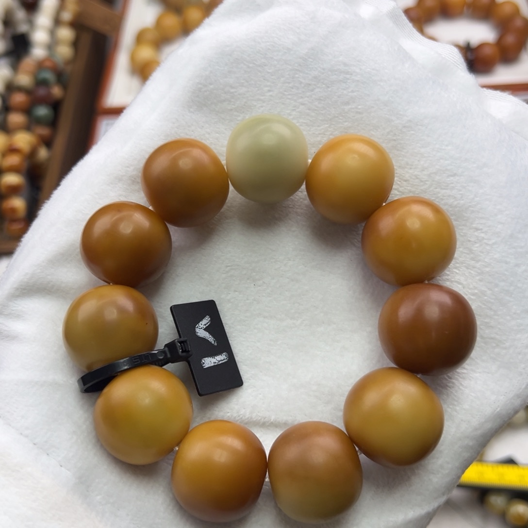 菩提根/象牙果手串卡24苹果干磨微瑕磨