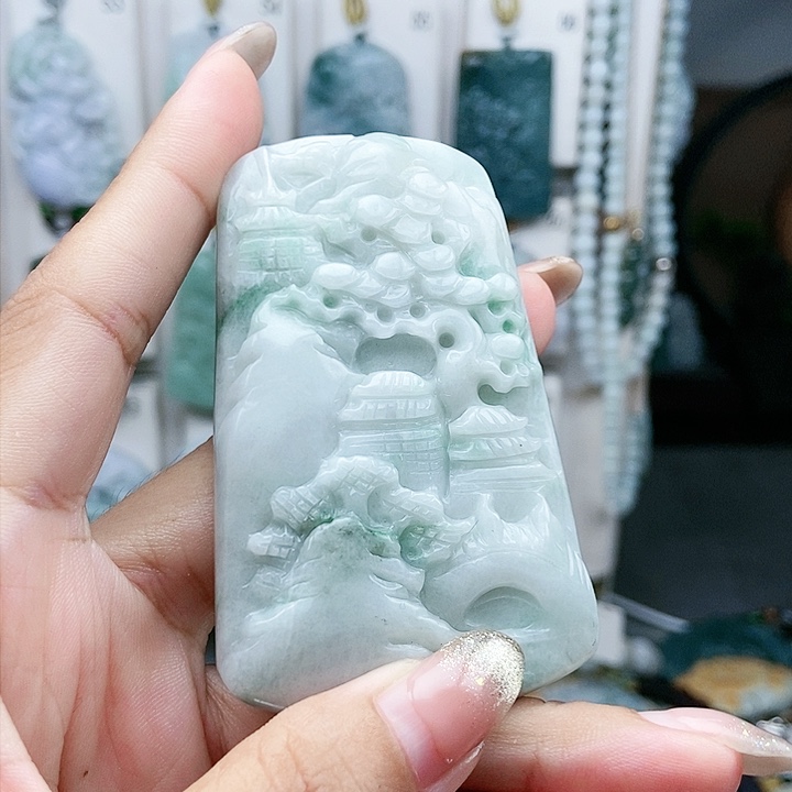 翡翠未镶嵌颈饰翡翠