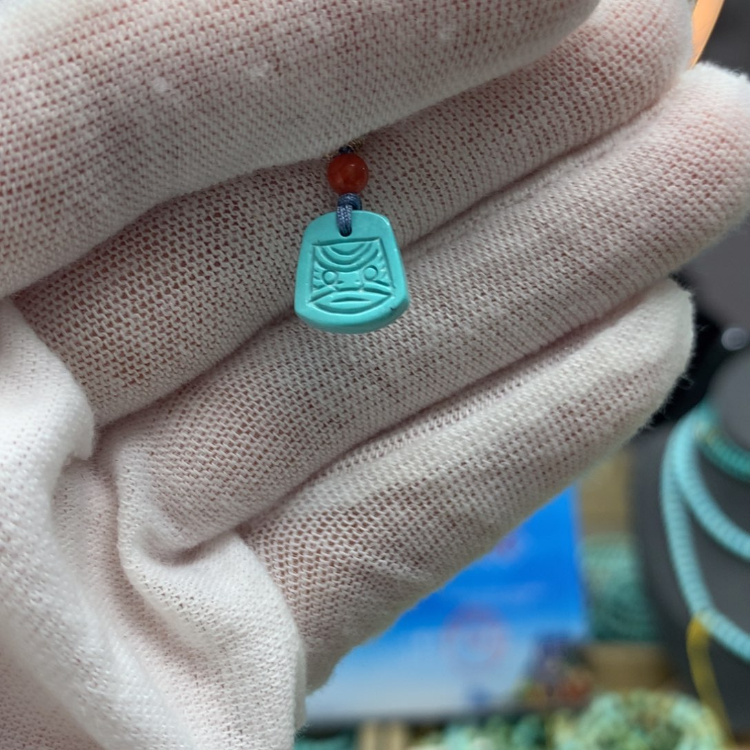 绿松石挂件未镶嵌