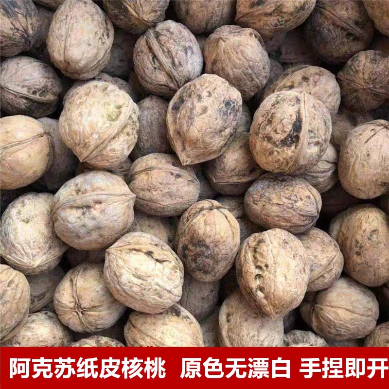 【多仓发货】原色未清洗新疆阿克苏185纸皮核桃生核桃