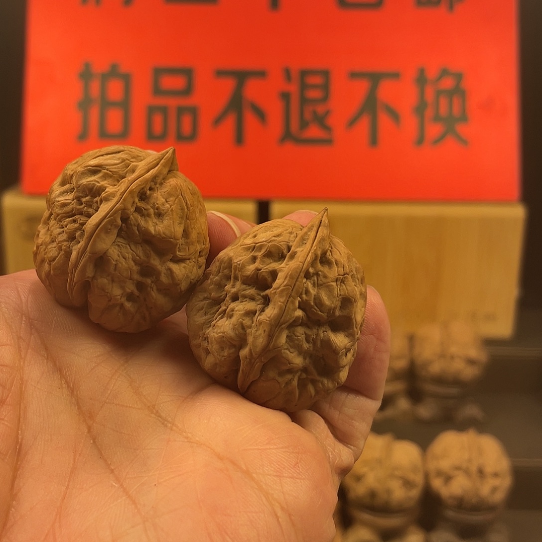 把件文玩核桃龙牙石