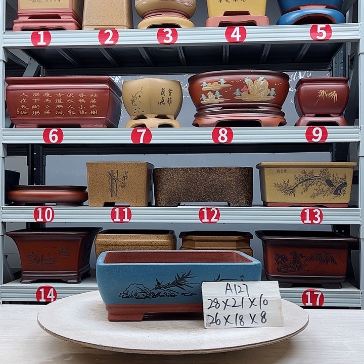 紫砂花盆紫砂花盆