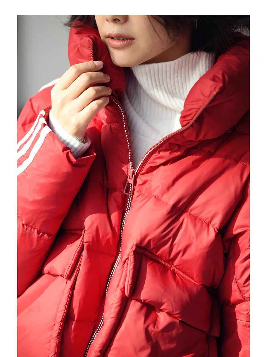 运动风羽羽红色绿色外套（1020#）