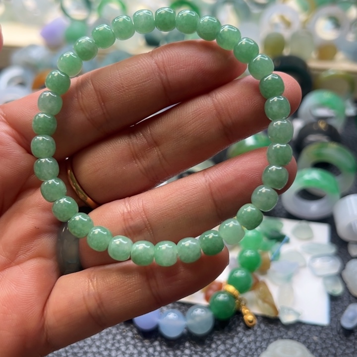 翡翠未镶嵌手链手链