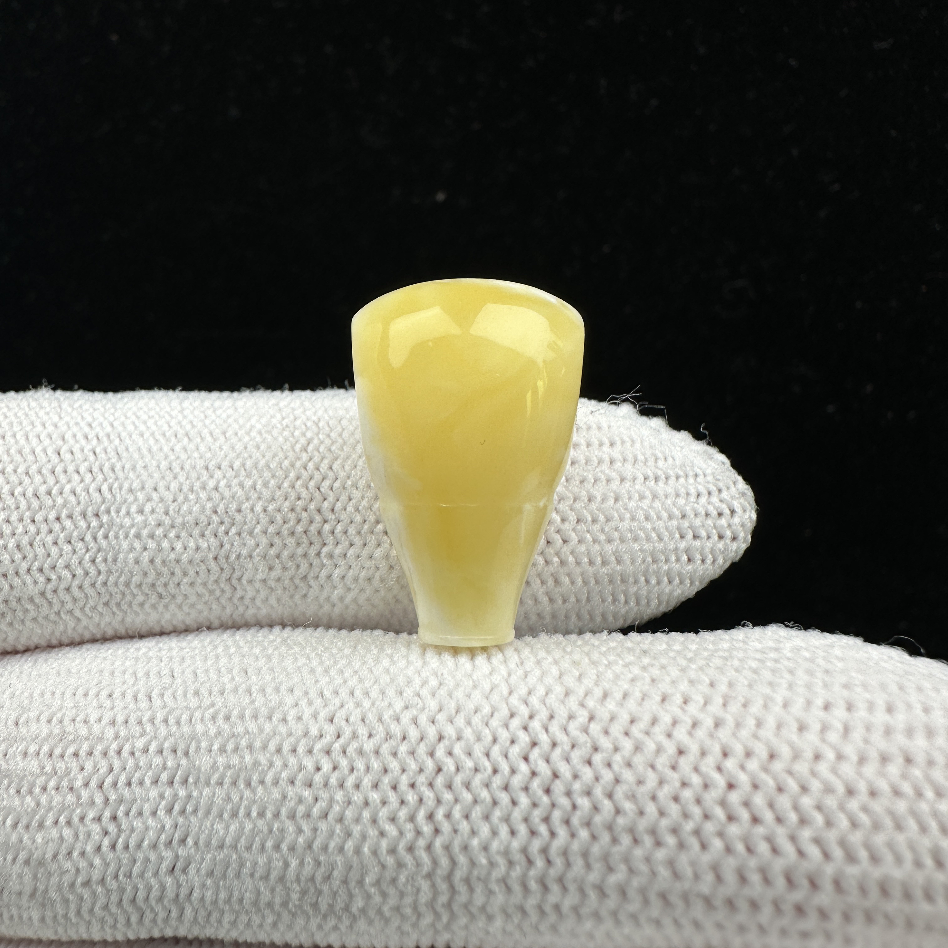 Z1650天然原矿蜜蜡三通14x22mm 2.05克支持复检假一赔四