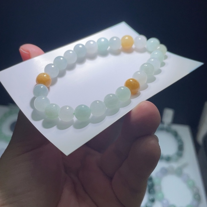 未镶嵌手链翡翠翡翠