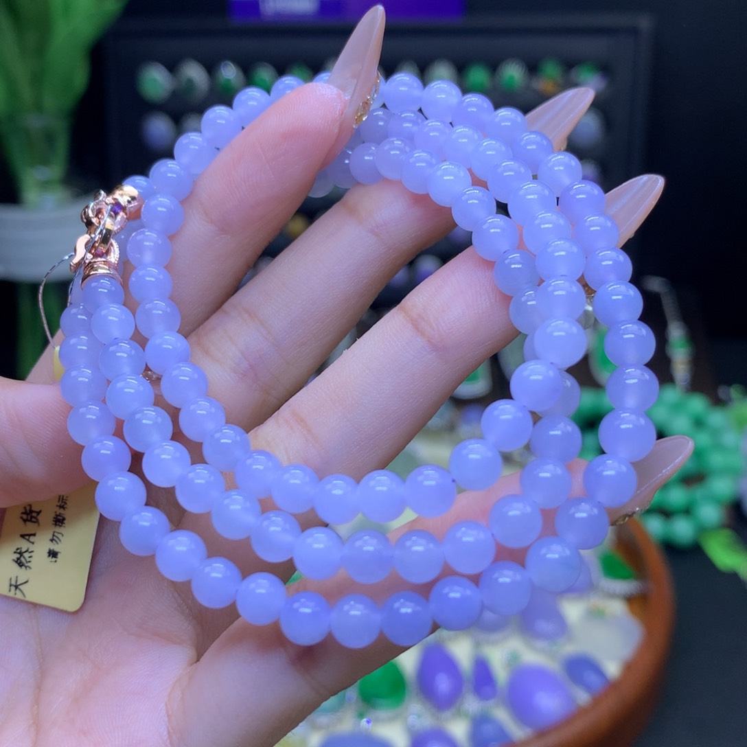 翡翠颈饰未镶嵌天然