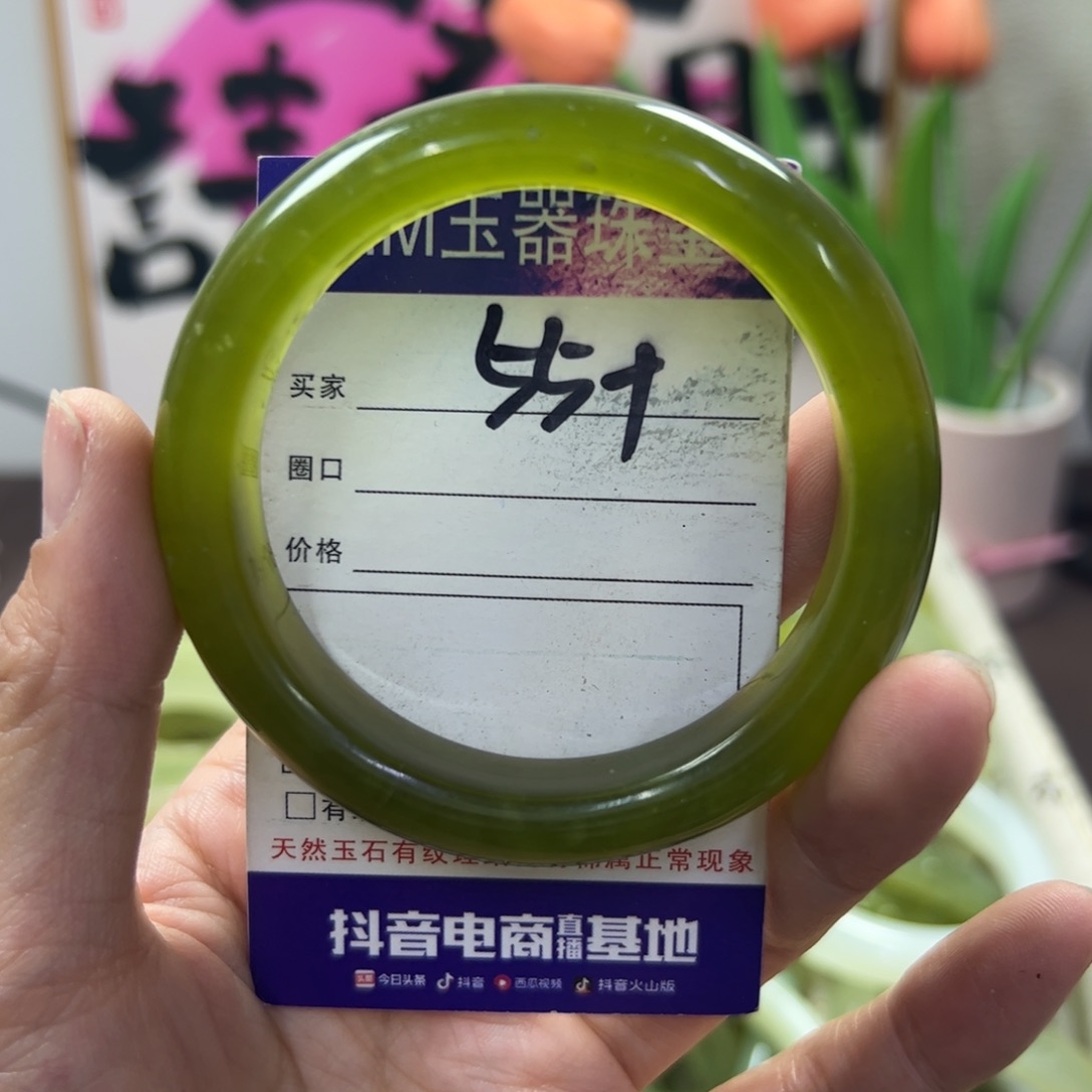 蛇纹石玉手镯未镶嵌367