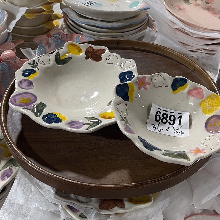 瓷微瑕外贸餐具6891