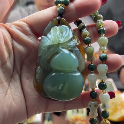 岫玉挂件未镶嵌挂件