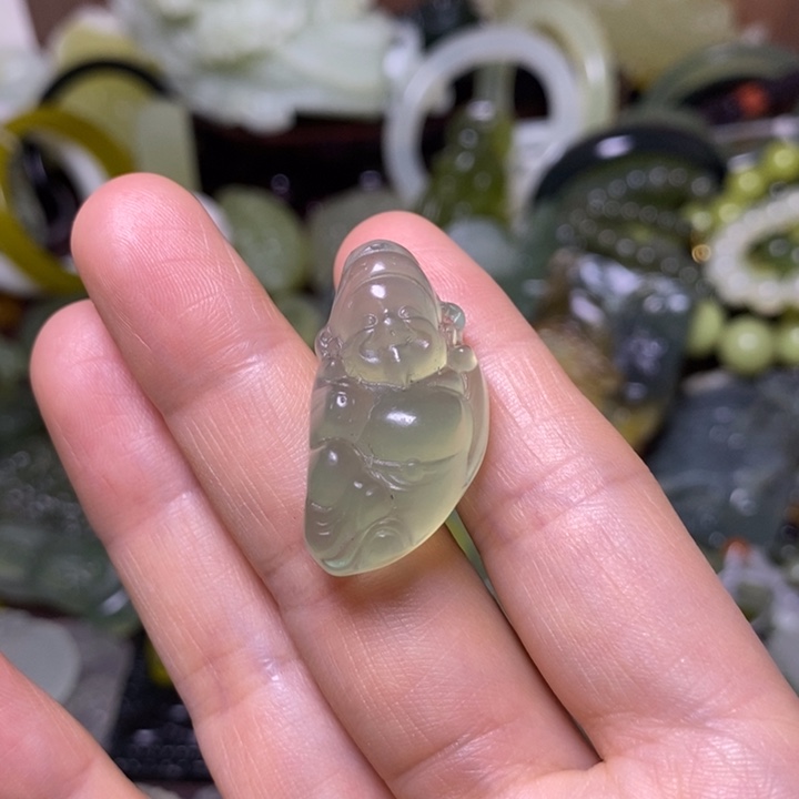 岫玉未镶嵌岫玉挂件