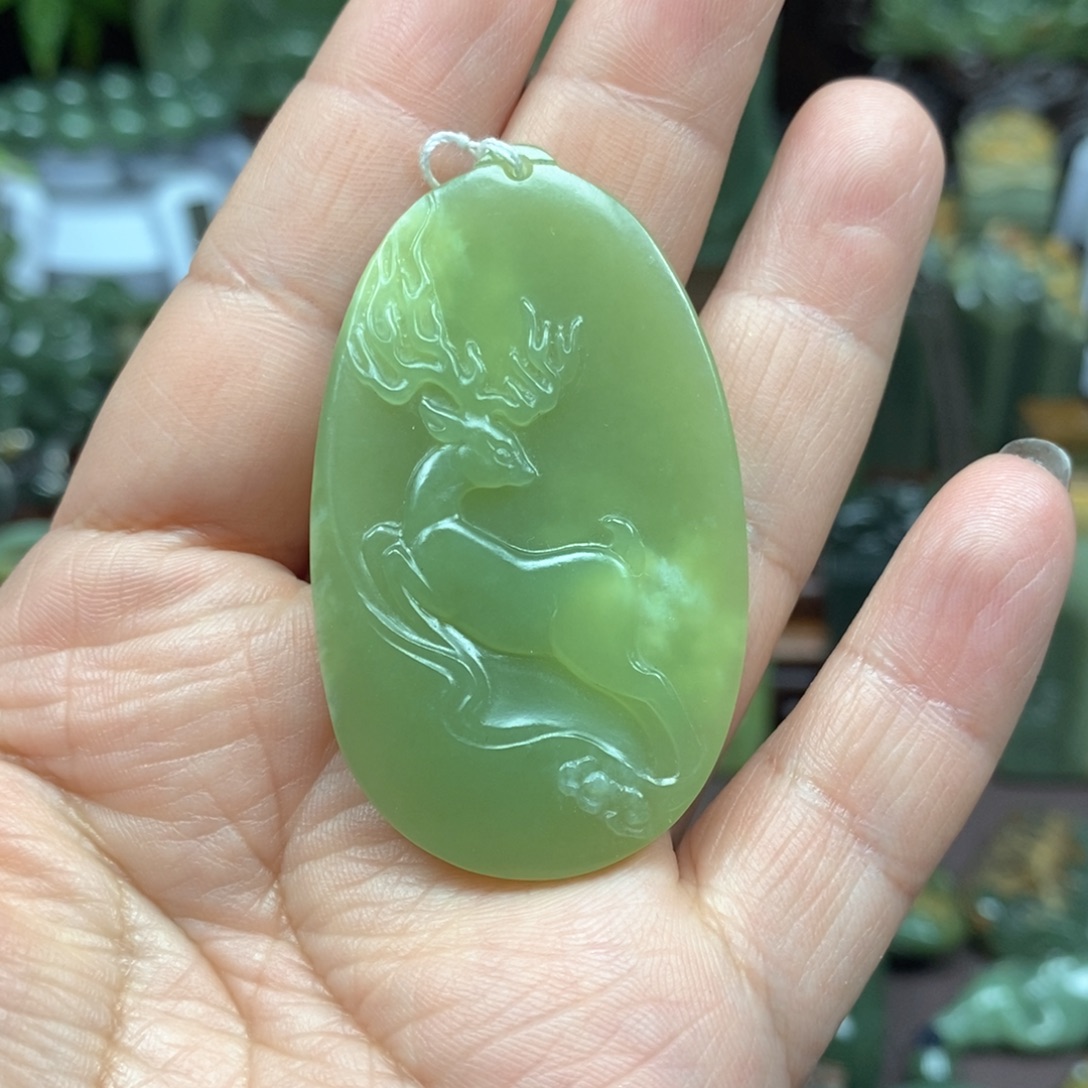 岫岩老玉（透闪石质玉）未镶嵌挂件