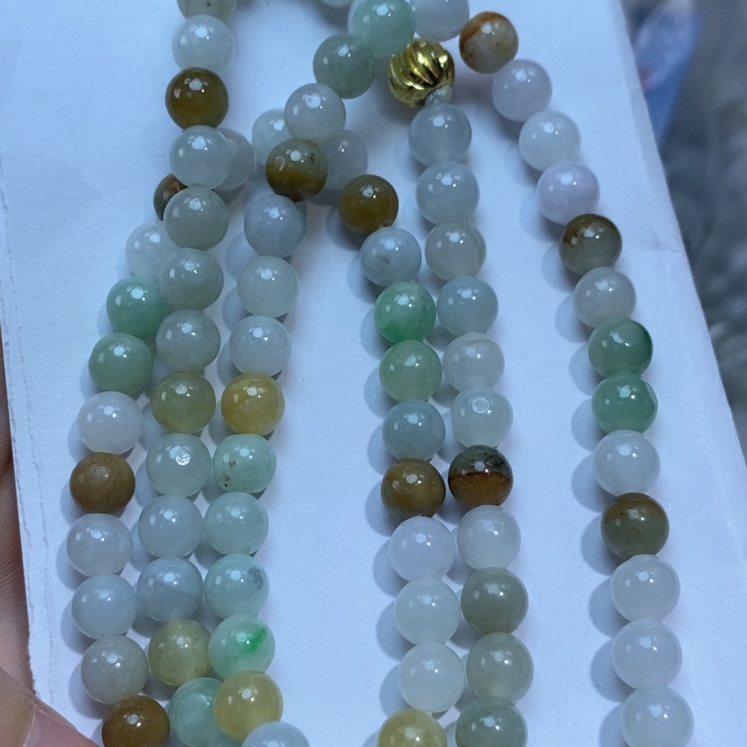 翡翠未镶嵌手链翡翠手串