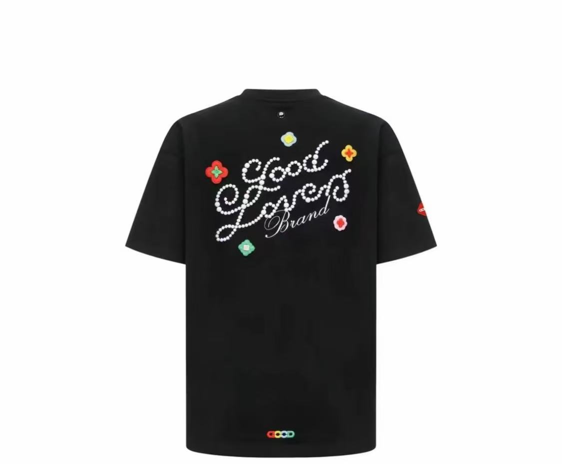 2025新款good男士短袖重工重磅纯棉情侣潮牌小众