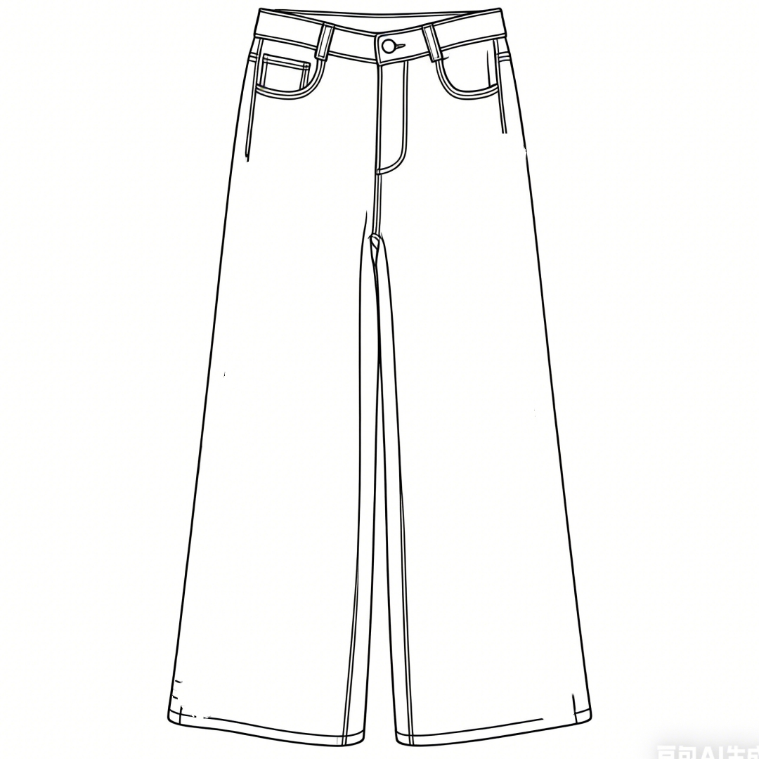 【Montendre】秋冬新款 J 蓝色复古水洗直筒阔腿长裤百搭高腰牛仔裤