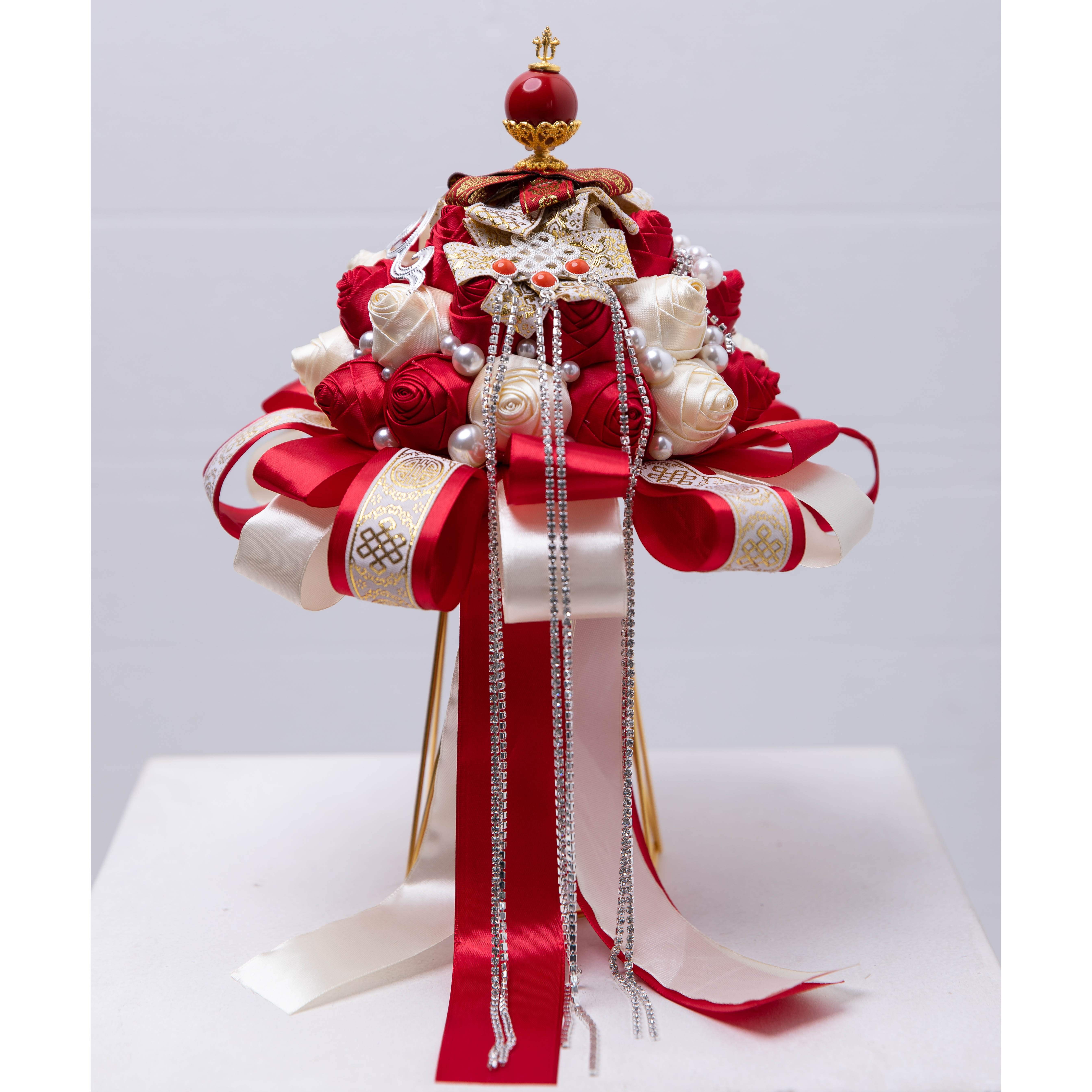 03/手捧花/蒙古风钻链款手捧花