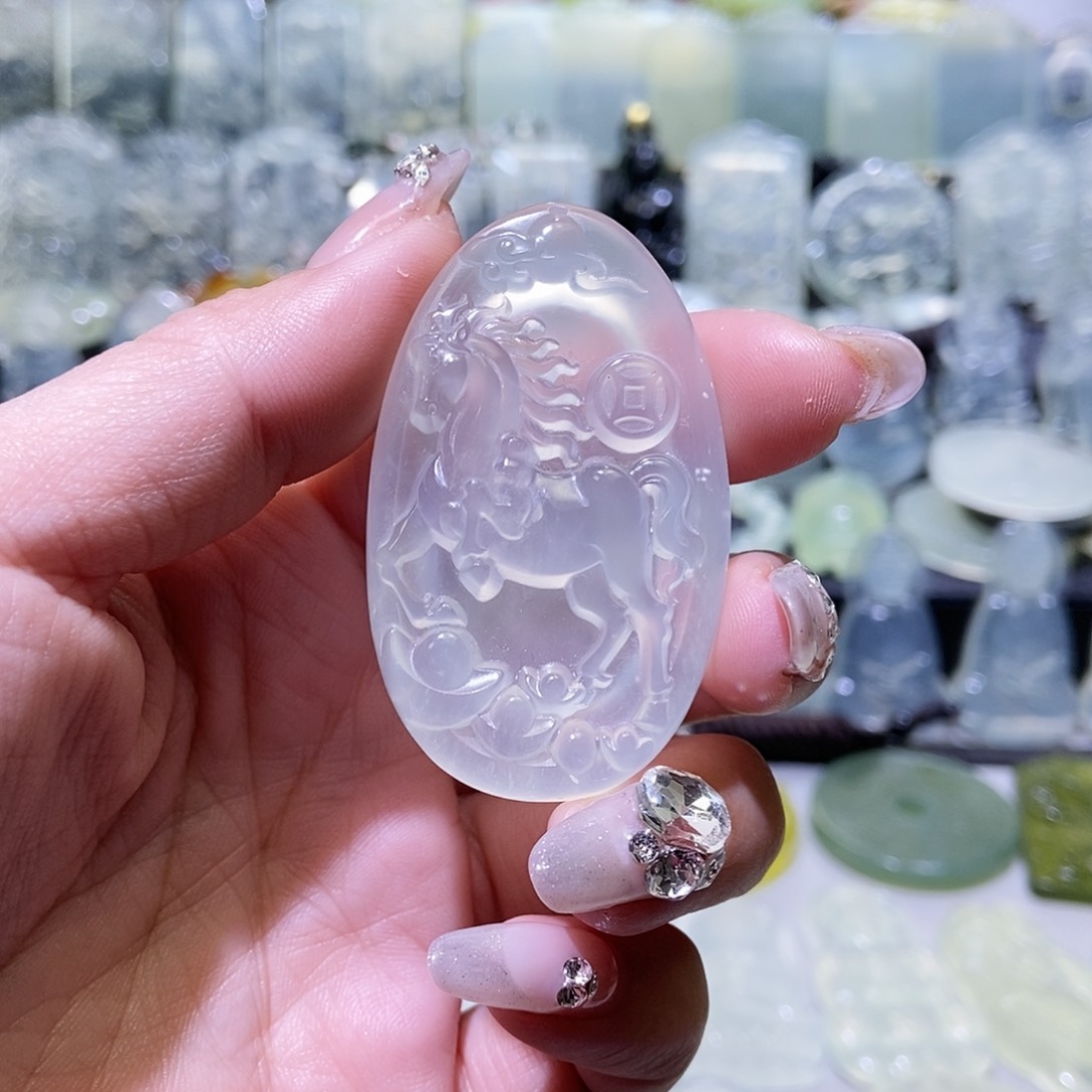 岫玉吊坠未镶嵌吊坠