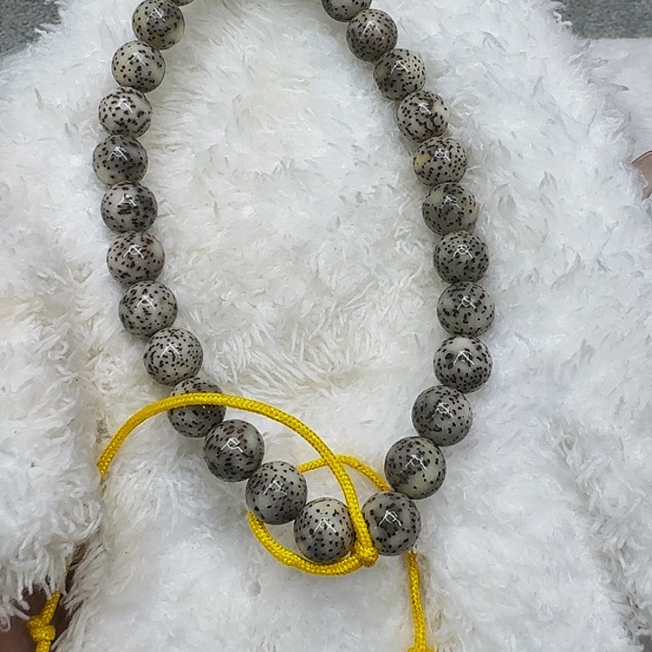 星月菩提手串315王者灰星月菩提0.9圆手持