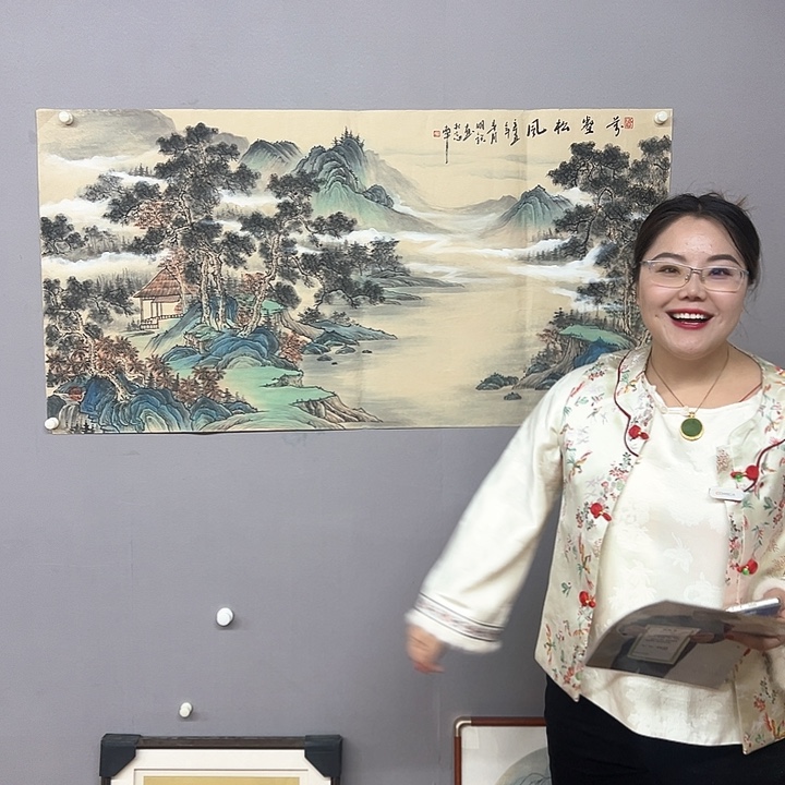 国画中美老师纯手绘作品