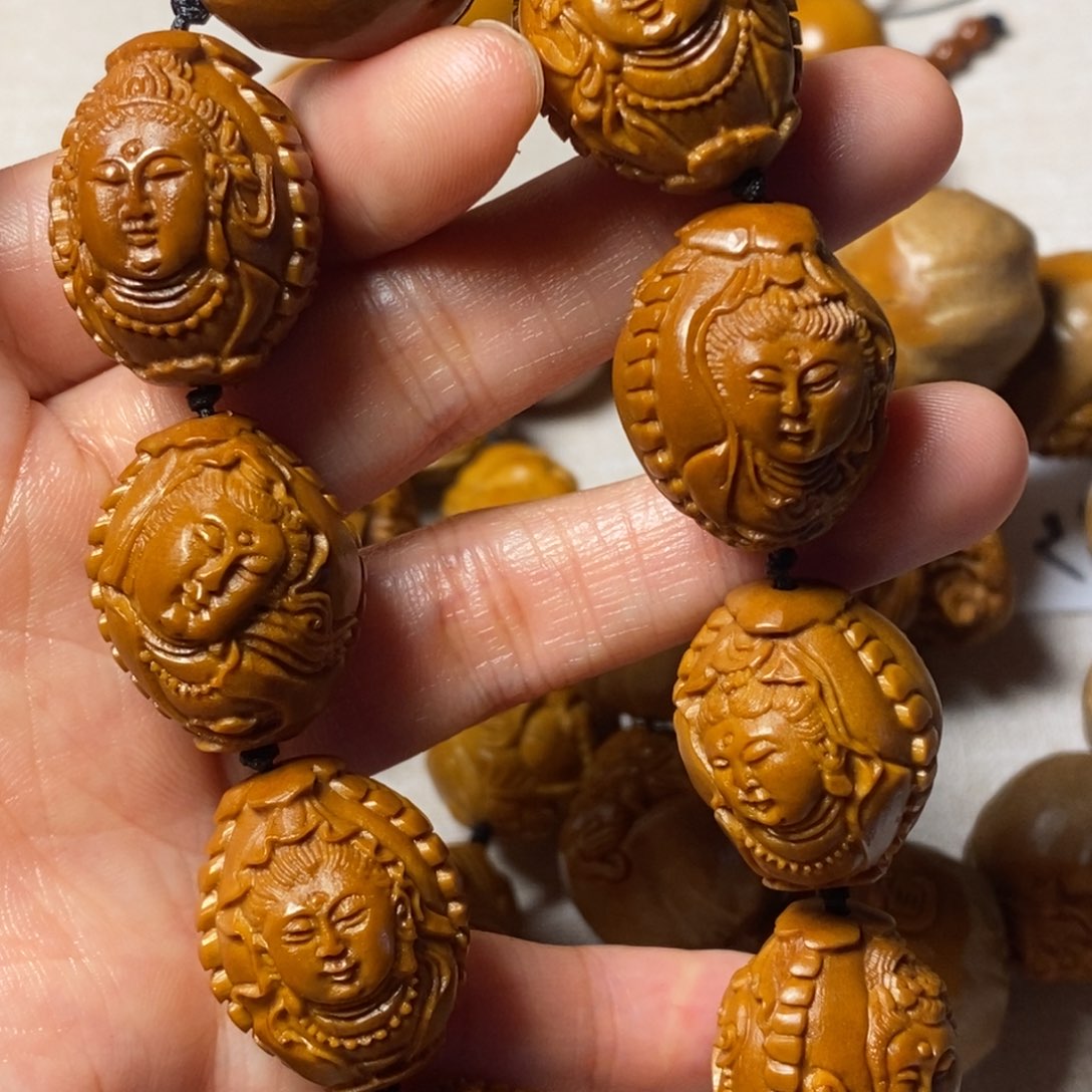 橄榄核手串/手链八宝观音