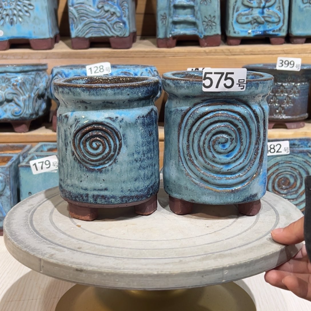 尚雅陶坊多肉花盆，内口径8.5微瑕口不圆