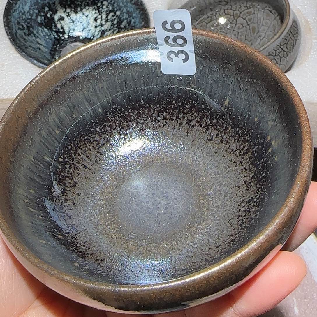 茶盏琢泥窑柴烧开窑