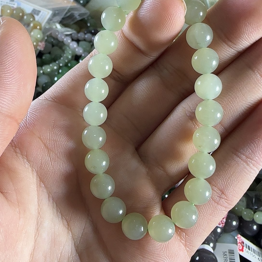 和田玉手链未镶嵌23