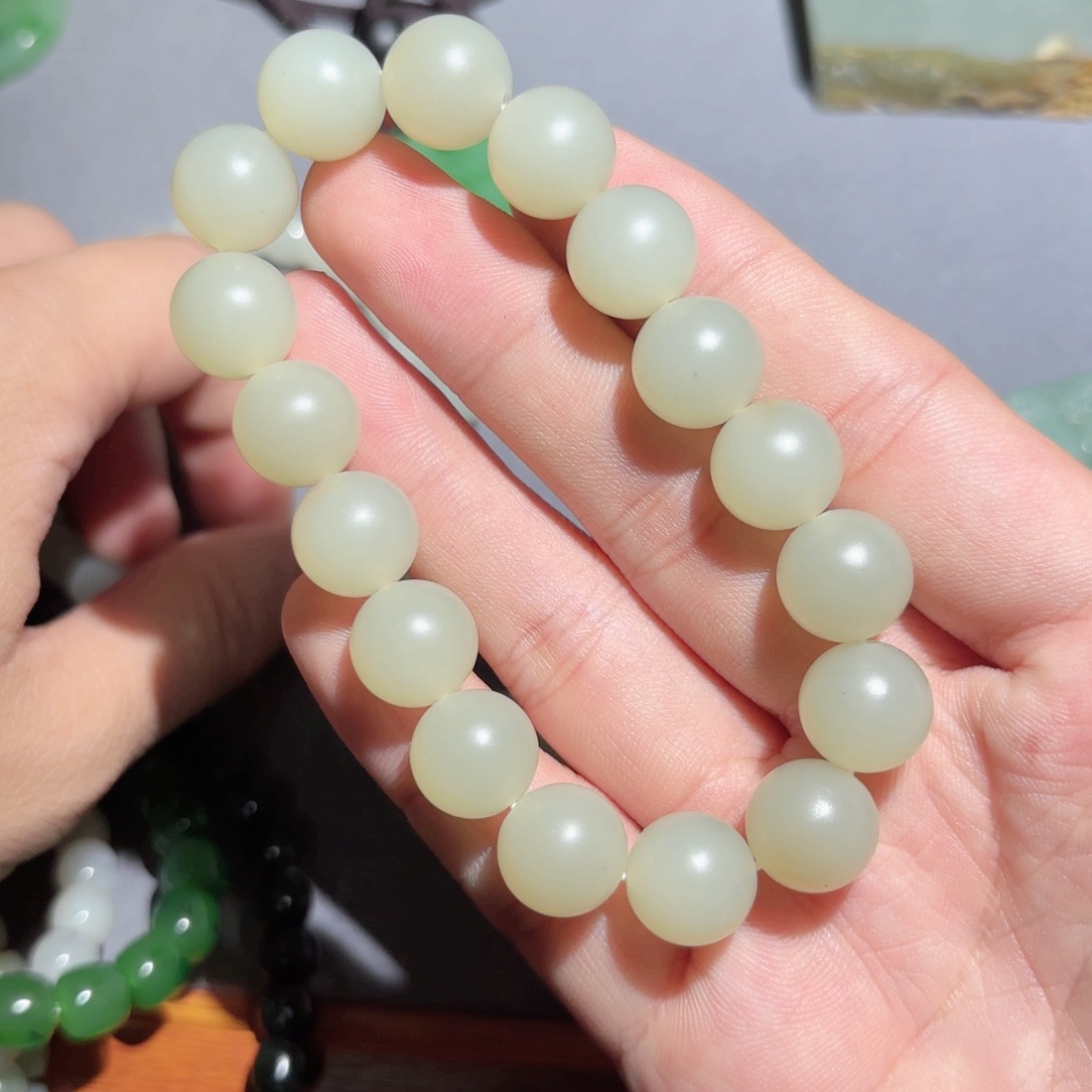 和田玉手链未镶嵌