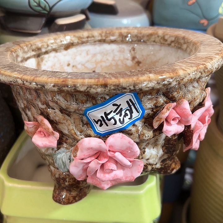 陶瓷景德镇精品花盆栽适合