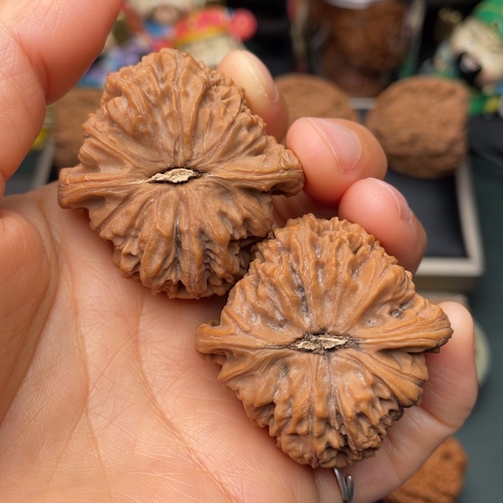 吊坠文玩核桃414138尺大肚三角复刻底