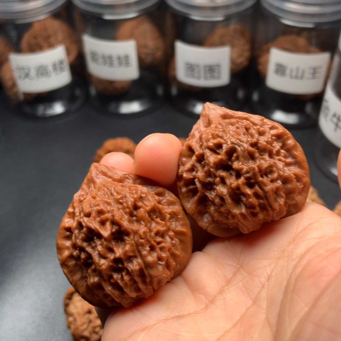 吊坠文玩核桃朱雀38