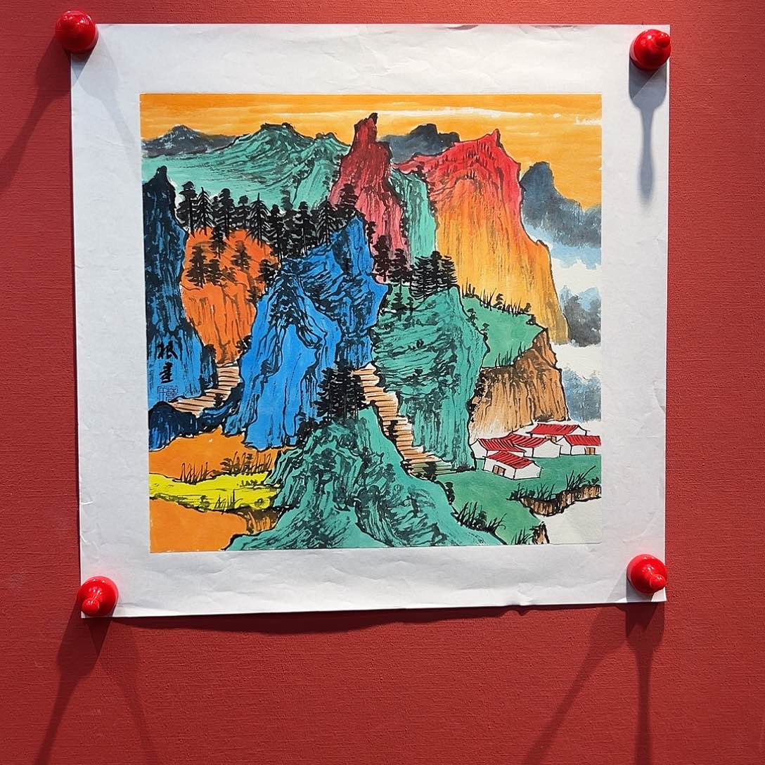 国画曹根建国画作品