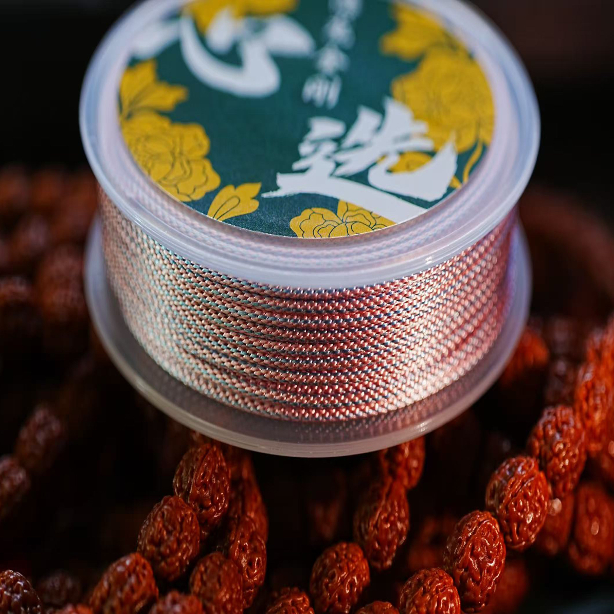 粉蓝双拼高端龙须线，1.5mm