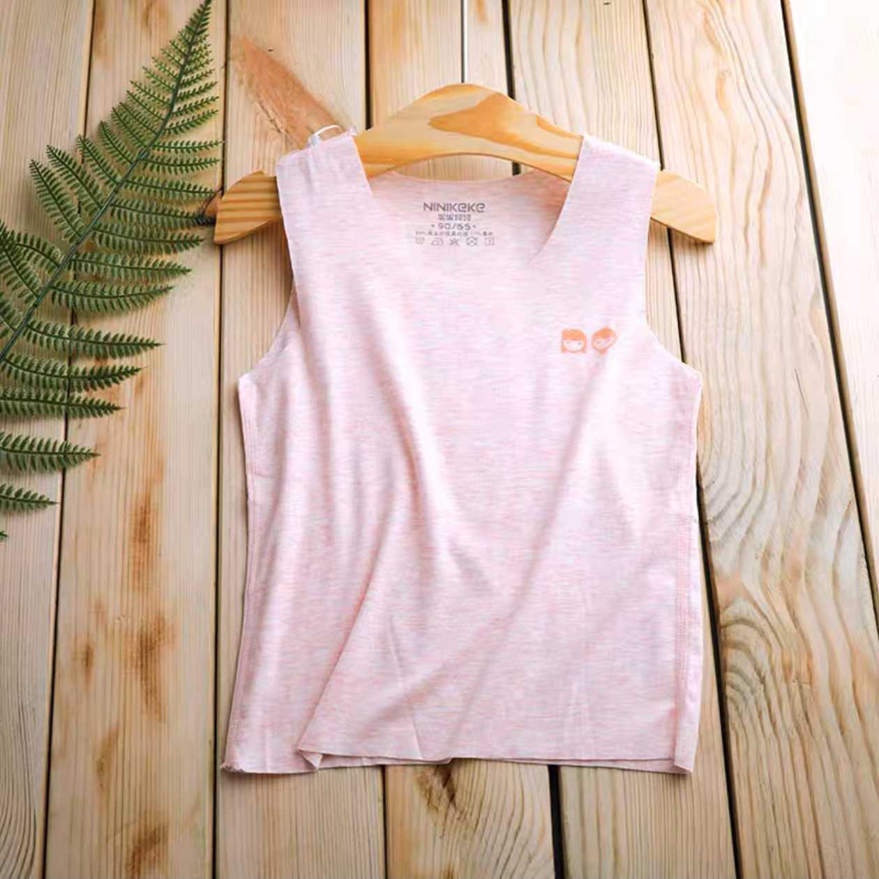 NNKK背心净色无袖夏季薄款全衣无骨透气婴儿宝宝新生儿连体衣