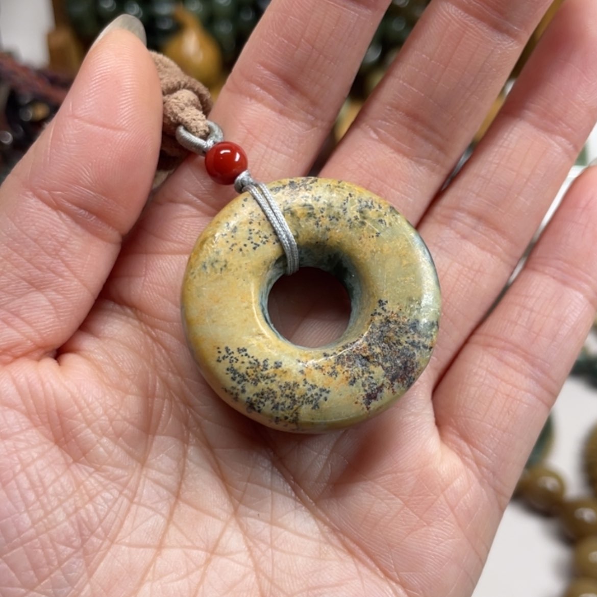 【闪购商品】岫岩河磨玉（透闪石质玉）挂件未镶嵌